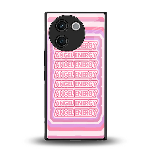 Angel Energy back phone cover | glass case for vivo v30e