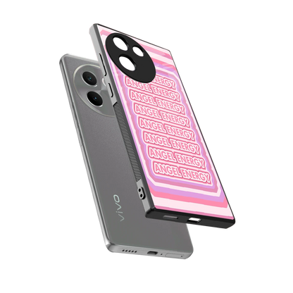 Angel Energy sleek vivo v30e cover with tempered glass back and TPU edges