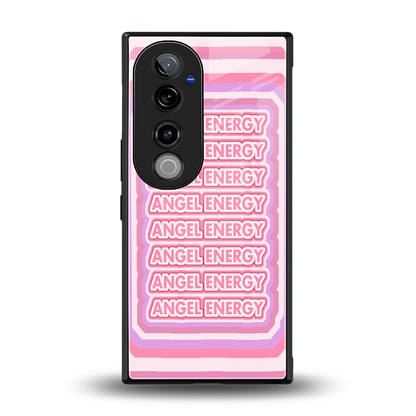 Angel Energy back phone cover | glass case for vivo v40 pro