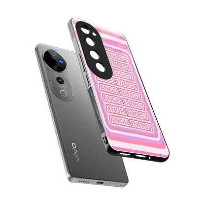 Angel Energy sleek vivo v40 pro cover with tempered glass back and TPU edges