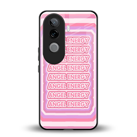 Angel Energy back phone cover | glass case for vivo v40e