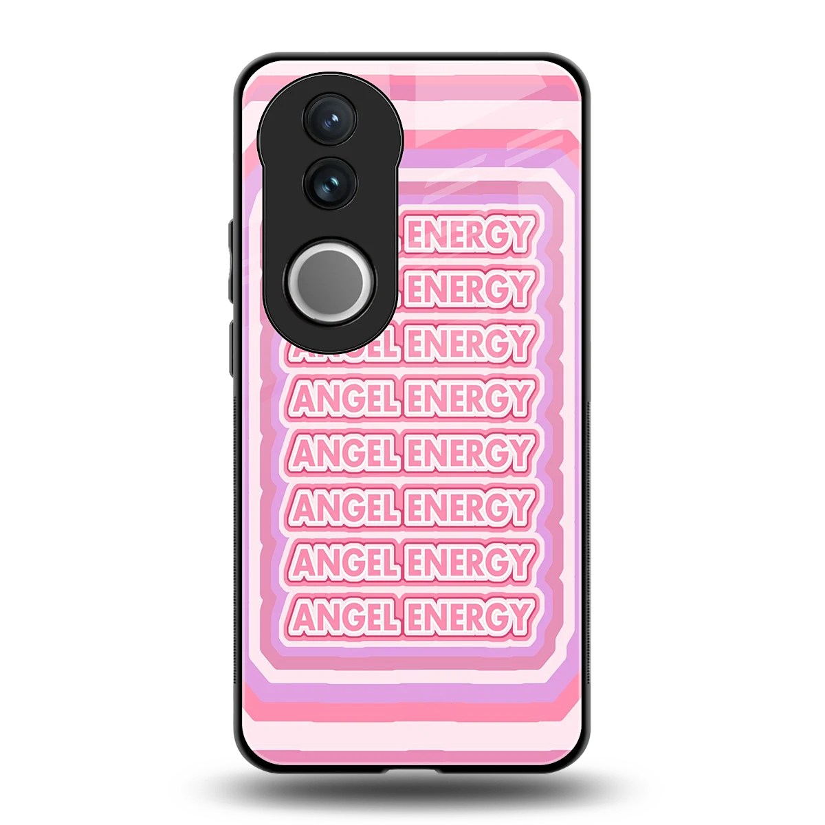 Angel Energy back phone cover | glass case for vivo v50