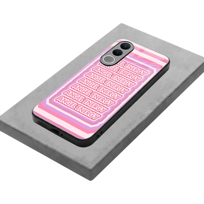 Angel Energy stylish phone case for vivo v70 fe | glossy glass and slim fit