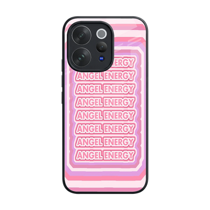 Angel Energy back phone cover | glass case for vivo v70