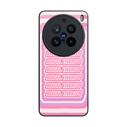 Angel Energy back phone cover | glass case for vivo x200 pro