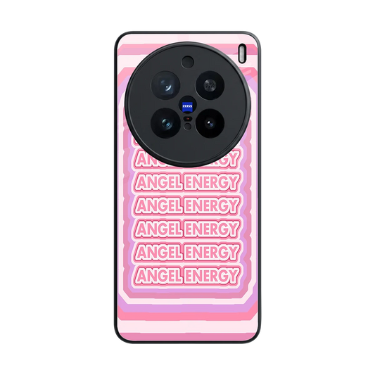 Angel Energy back phone cover | glass case for vivo x200 pro