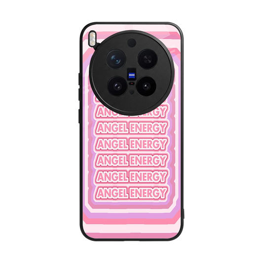 Angel Energy back phone cover | glass case for vivo x300 pro
