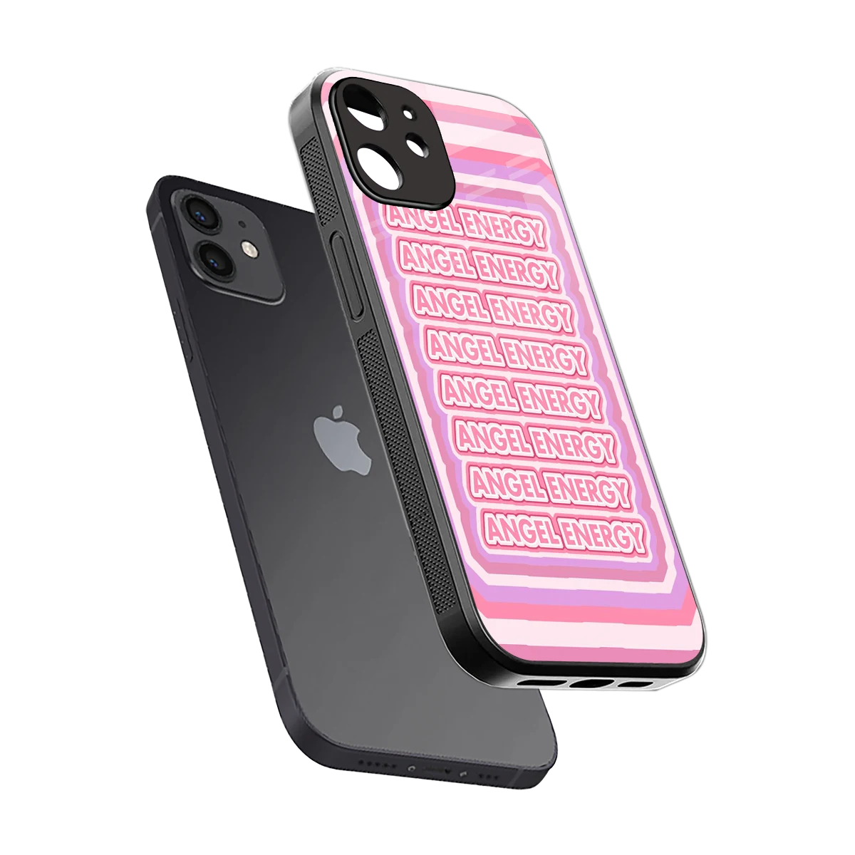 Angel Energy sleek iphone 11 cover with tempered glass back and TPU edges