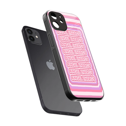 Angel Energy sleek iphone 11 cover with tempered glass back and TPU edges