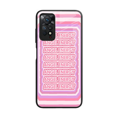 Angel Energy back phone cover | glass case for redmi note 11 pro