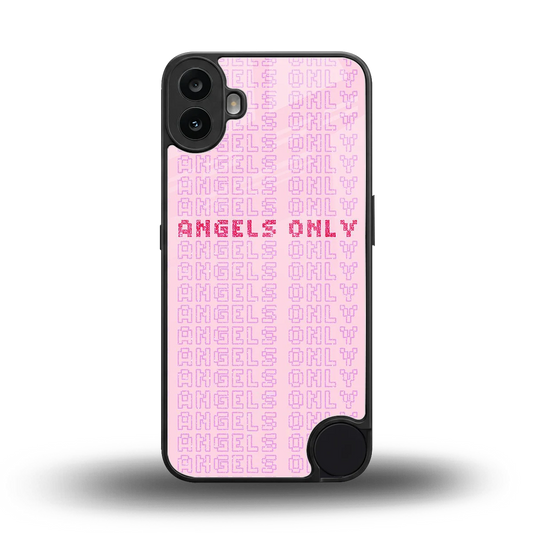 Angels Only back phone cover | glass case for cmf nothing phone 1