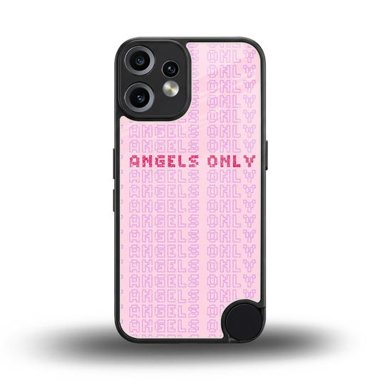 Angels Only back phone cover | glass case for cmf nothing phone 2 pro