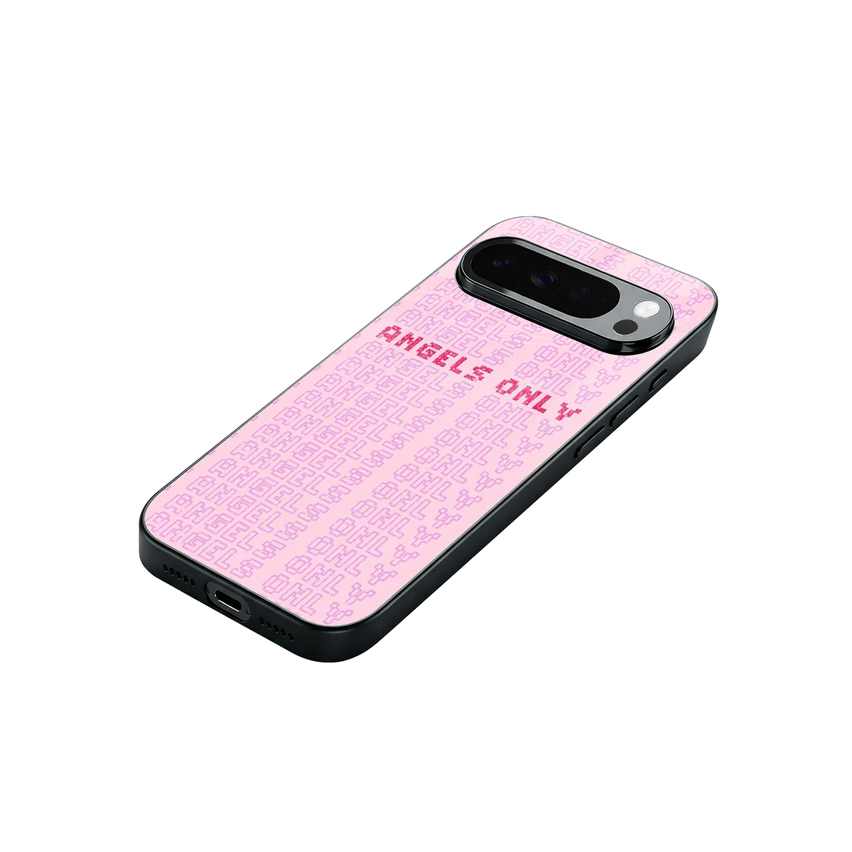 Angels Only stylish phone case for google pixel 10 pro xl | glossy glass and slim fit