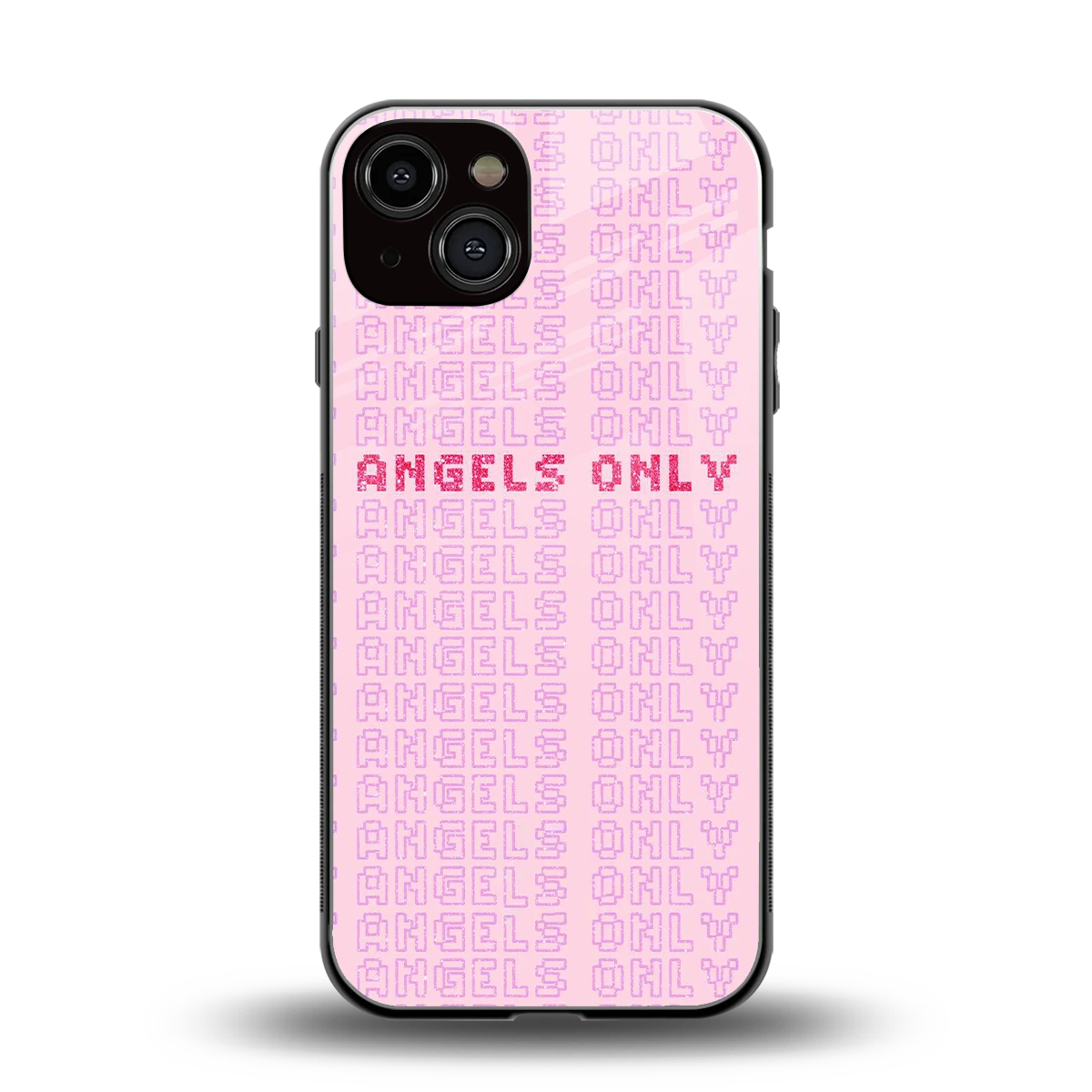 Angels Only back phone cover | glass case for iphone 14
