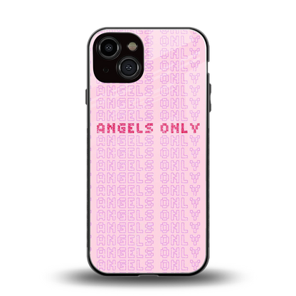 Angels Only back phone cover | glass case for iphone 14