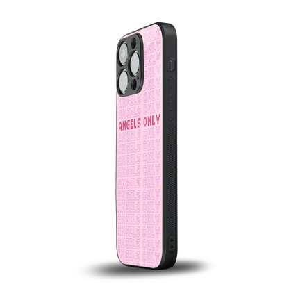 Angels Only iphone 16 pro mobile cover | shockproof glass phone case