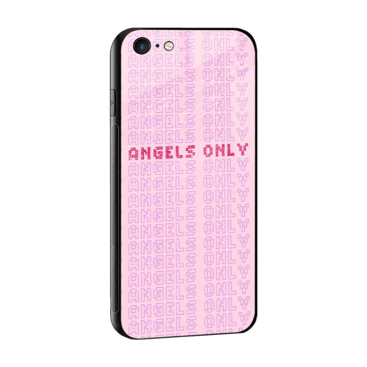 Angels Only sleek iphone 6 cover with tempered glass back and TPU edges