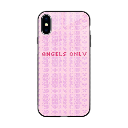 Angels Only back phone cover | glass case for iphone x