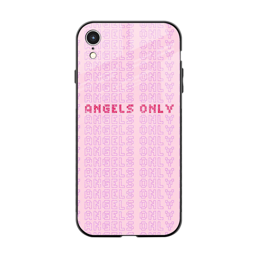 Angels Only back phone cover | glass case for iphone xr