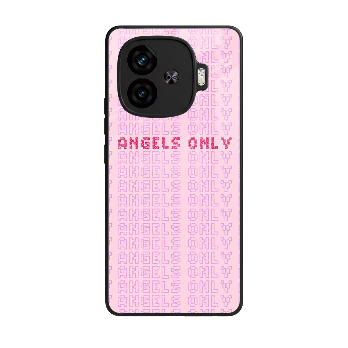 Angels Only back phone cover | glass case for iqoo neo 10r 5g