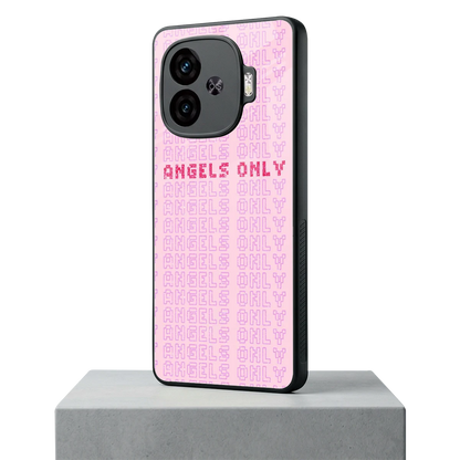 Angels Only iqoo neo 10r 5g mobile cover | shockproof glass phone case