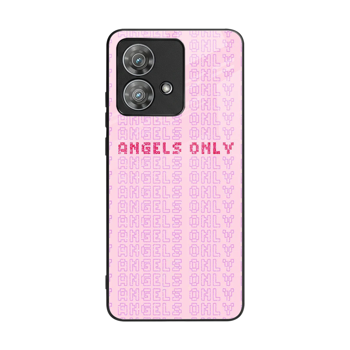 Angels Only back phone cover | glass case for motorola edge 40 neo 5g