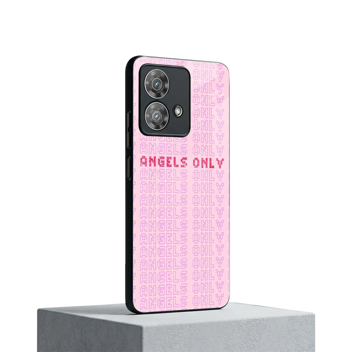Angels Only motorola edge 40 neo 5g mobile cover | shockproof glass phone case