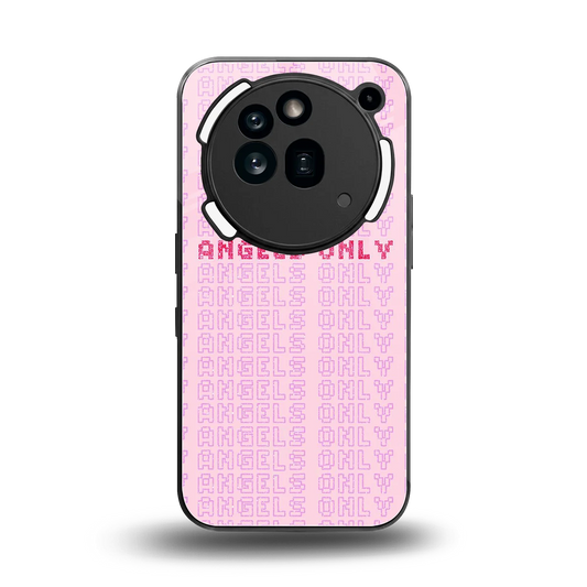 Angels Only back phone cover | glass case for nothing phone 3a pro