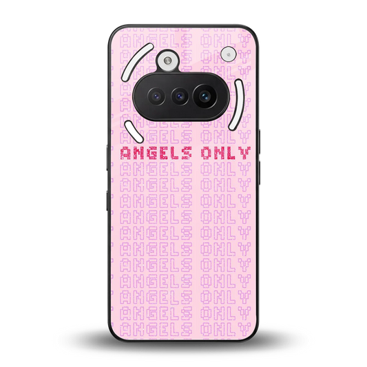 Angels Only back phone cover | glass case for nothing phone 3a