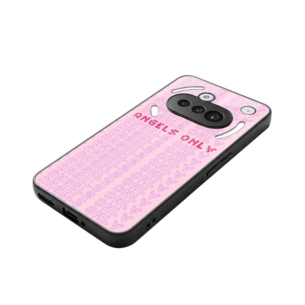 Angels Only stylish phone case for nothing phone 3a | glossy glass and slim fit