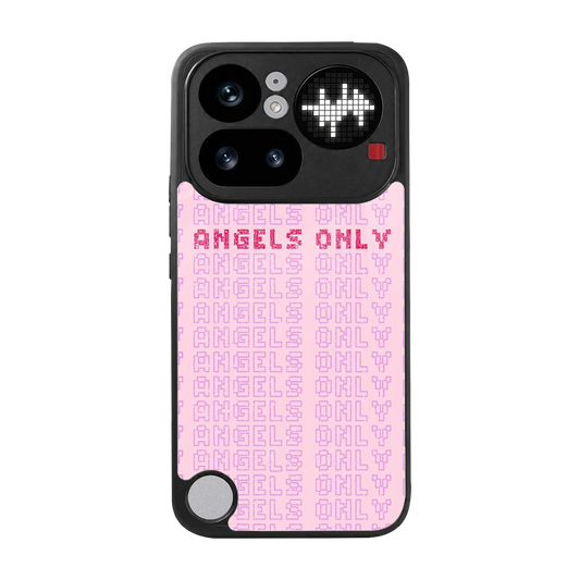 Angels Only back phone cover | glass case for nothing phone 4a pro