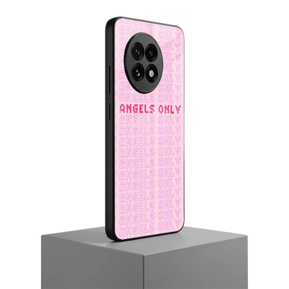 Angels Only oneplus 13r mobile cover | shockproof glass phone case