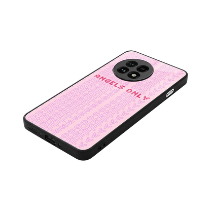Angels Only stylish phone case for oneplus 13r | glossy glass and slim fit