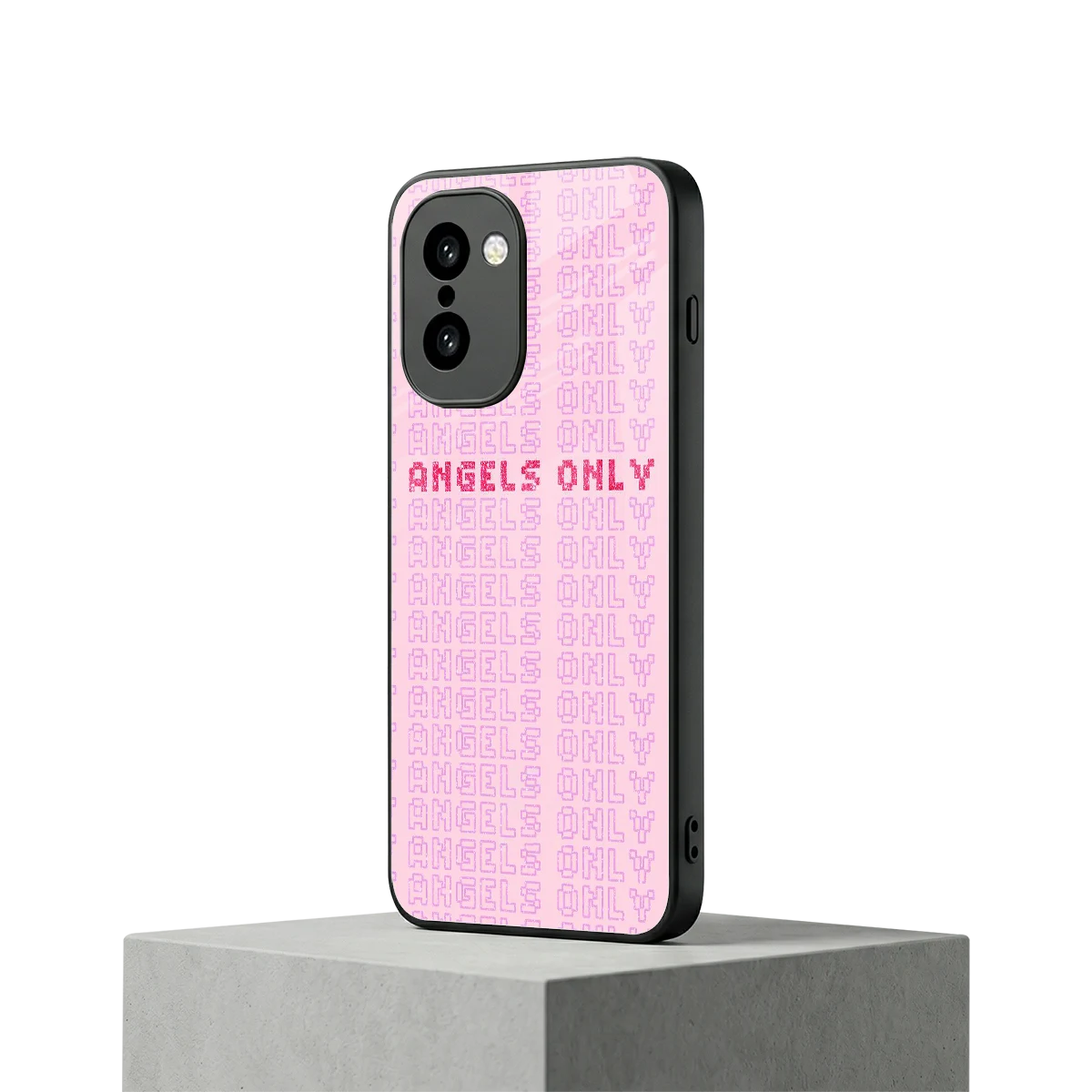 Angels Only oneplus 15r mobile cover | shockproof glass phone case