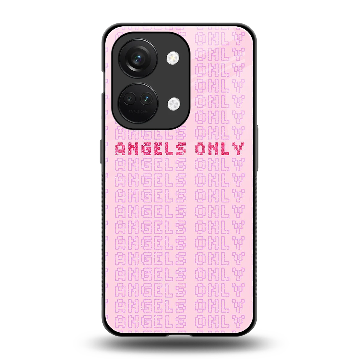 Angels Only back phone cover | glass case for oneplus nord 3