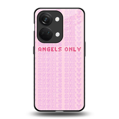 Angels Only back phone cover | glass case for oneplus nord 3
