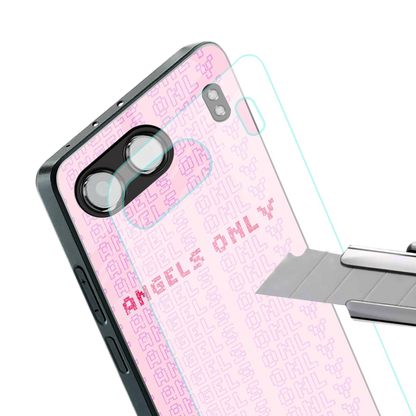 Angels Only stylish phone case for oneplus nord 4 | glossy glass and slim fit