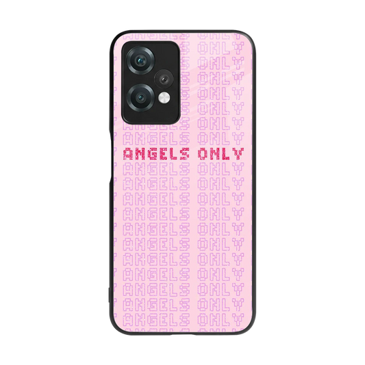Angels Only back phone cover | glass case for oneplus nord ce 2 lite