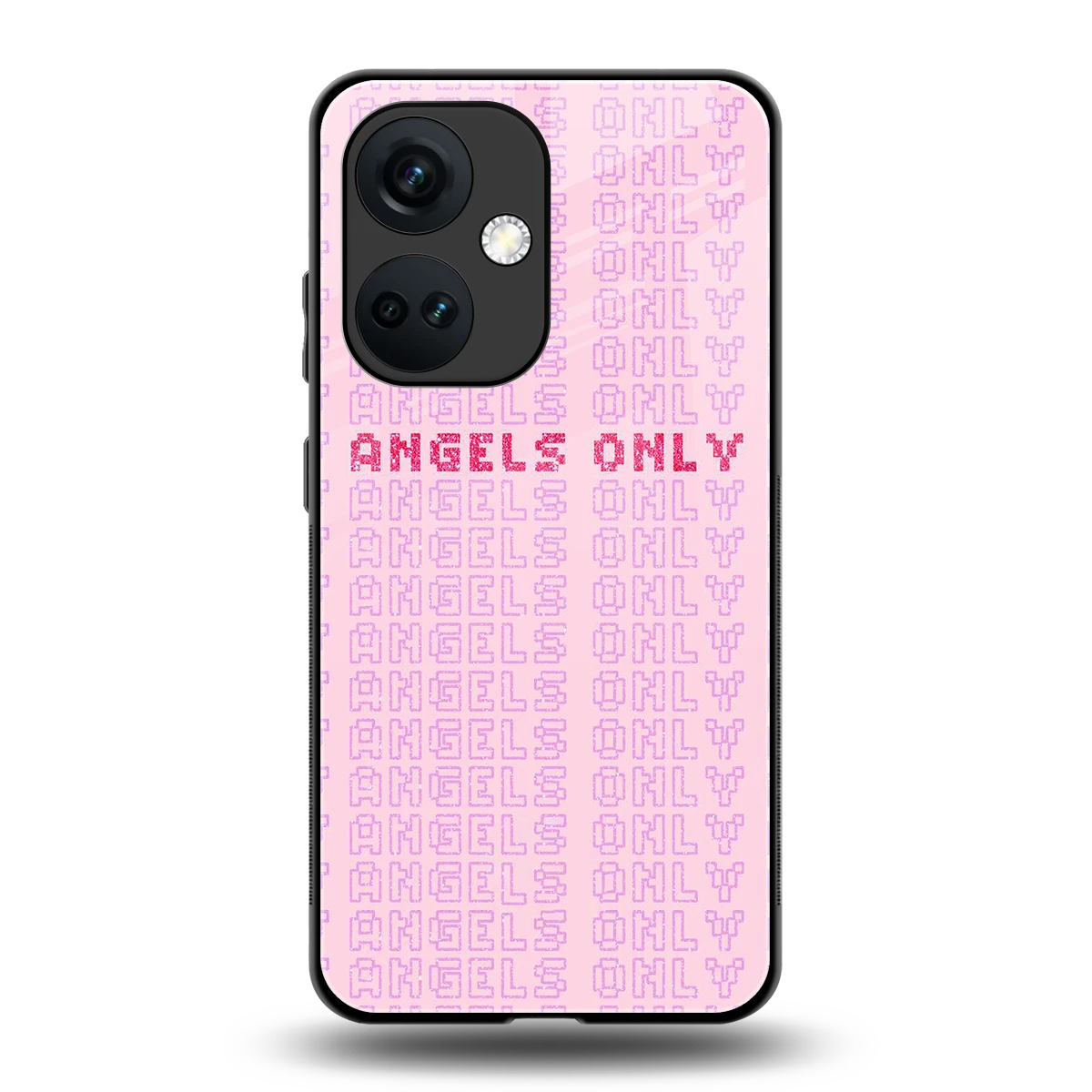 Angels Only back phone cover | glass case for oneplus nord ce 3