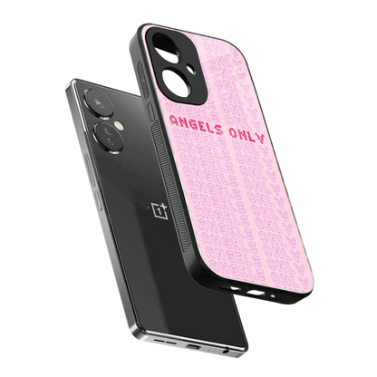 Angels Only sleek oneplus nord ce 3 cover with tempered glass back and TPU edges