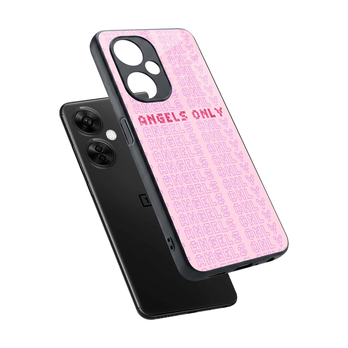 Angels Only sleek oneplus nord ce 3 lite cover with tempered glass back and TPU edges