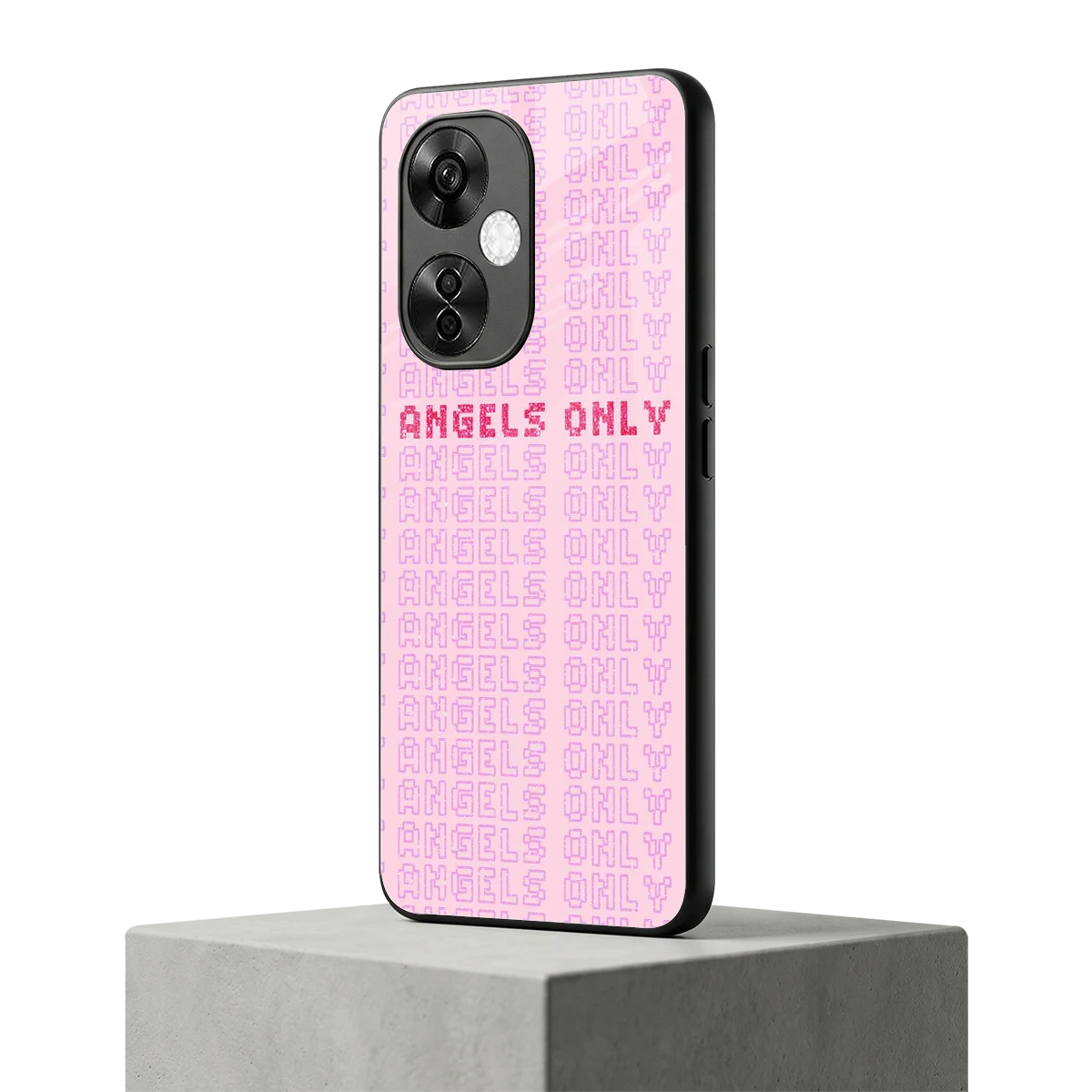 Angels Only oneplus nord ce 3 lite mobile cover | shockproof glass phone case