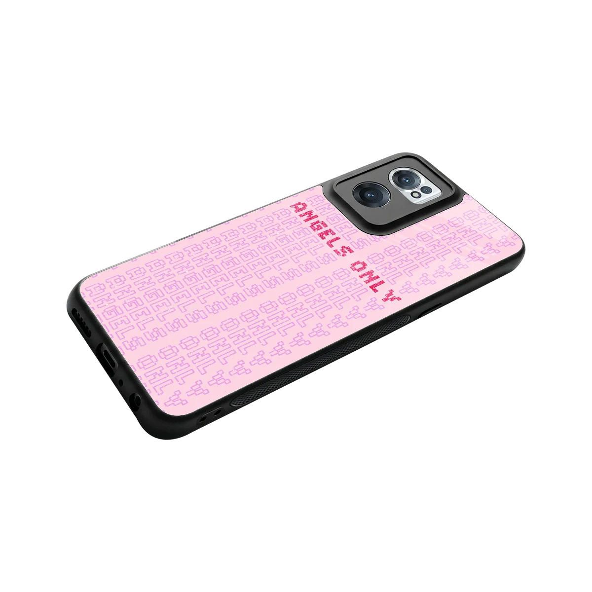 Angels Only stylish phone case for oneplus nord ce 2 | glossy glass and slim fit