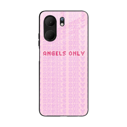 Angels Only back phone cover | glass case for oppo a5x 5g