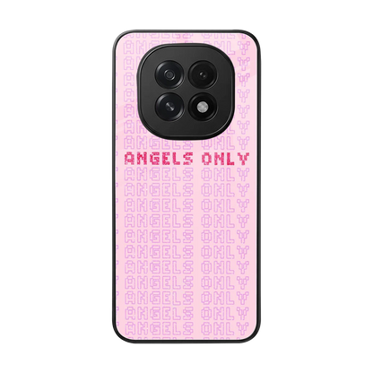 Angels Only back phone cover | glass case for oppo f29 5g