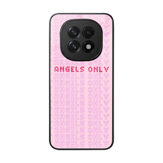 Angels Only back phone cover | glass case for oppo f29 5g