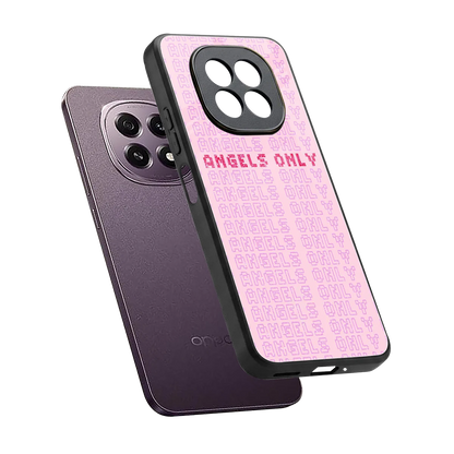 Angels Only sleek oppo f29 5g cover with tempered glass back and TPU edges