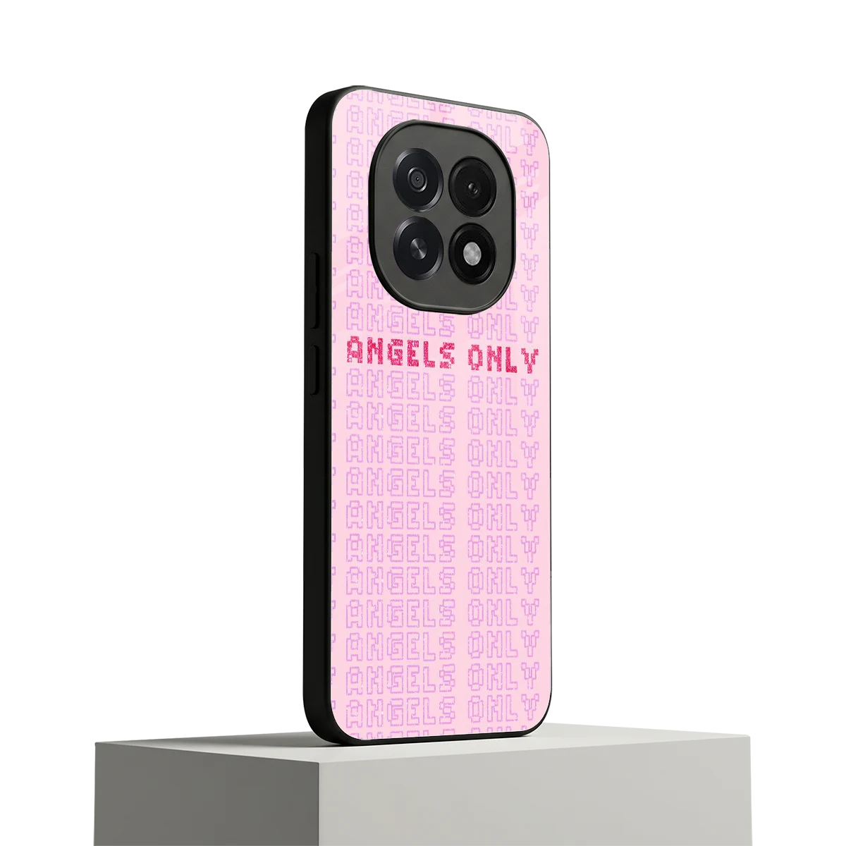 Angels Only oppo f29 5g mobile cover | shockproof glass phone case