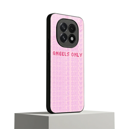 Angels Only oppo f29 5g mobile cover | shockproof glass phone case