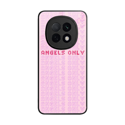 Angels Only back phone cover | glass case for oppo f29 pro 5g